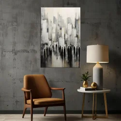 Abstract İnsanlar Kətan Tablo TB2077 - 3