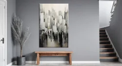 Abstract İnsanlar Kətan Tablo TB2077 - 1