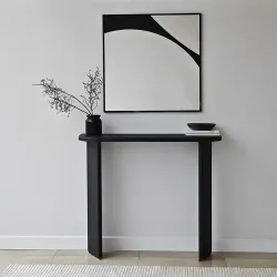 Abstract Kvadrat Güzgü No 1 - Qara - Neohome (1)