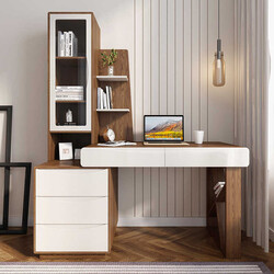 Across Çalışma Masası - Cəviz/Ağ - Modev