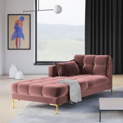 Acton Divan + Bench - Tünd Qırmızı - Decore Mobilya