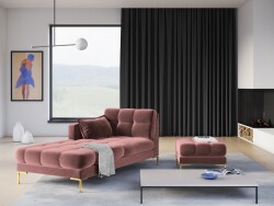 Acton Divan + Bench - Tünd Qırmızı - Decore Mobilya (1)