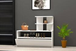 Airy Ayaqqabı Dolabı - Ağ - Decoroom Collection (1)