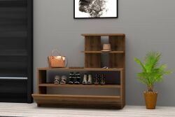 Airy Ayaqqabı Dolabı - Cəviz - Decoroom Collection (1)