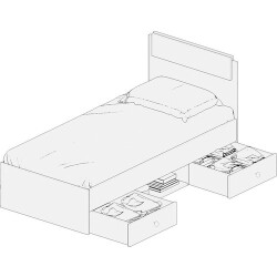 Akor Çarpayı - Ağ - Modev (1)