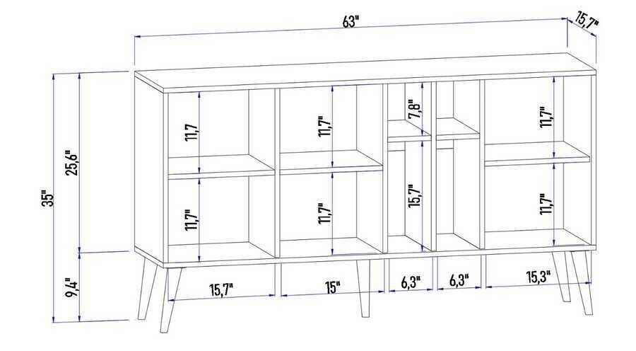 Alaca Konsol, 3 Qapılı, 160 Cm - 7