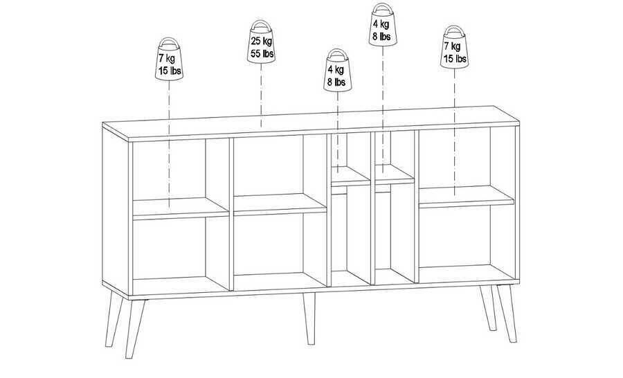 Alaca Konsol, 3 Qapılı, 160 Cm - 8