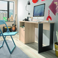 Alesta Çalışma Masası - Qara/Meşə - Modev