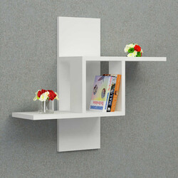 Alinda Divar Rəfi - Ağ - Modev (1)