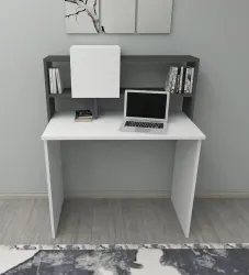 Almonde Çalışma Masası - Ağ/Antrasit - 3