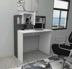 Almonde Çalışma Masası - Ağ/Antrasit - 4
