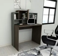 Almonde Çalışma Masası - Cəviz/Antrasit - 3