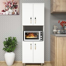 Alvin Çox Məqsədli Dolab - Ağ - Modev