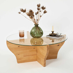 Amphora Masif Sehpa / Teak - Thumbnail