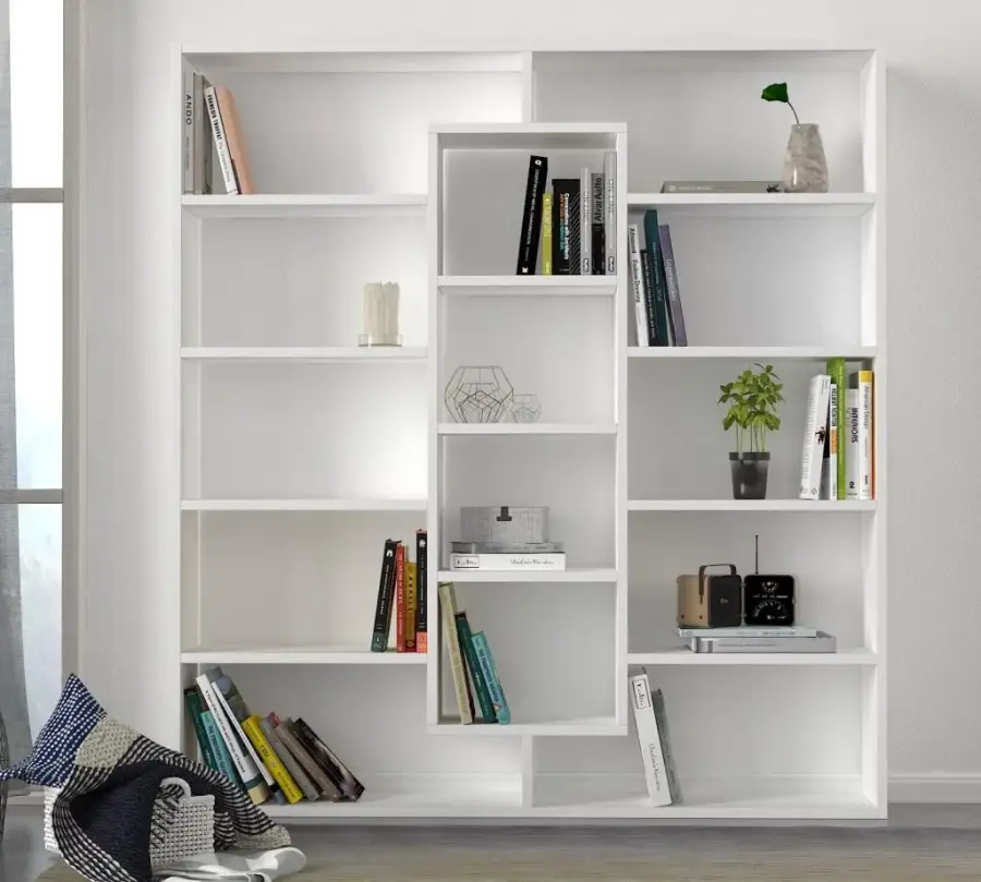 Ample Kitab Rəfi - Ağ - 1