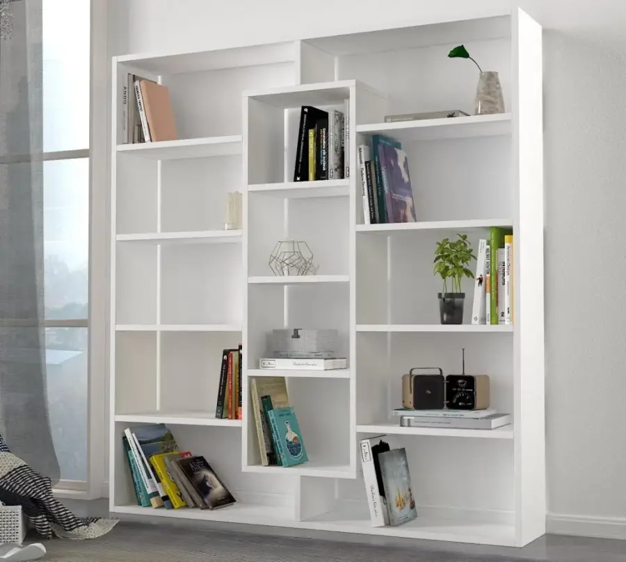 Ample Kitab Rəfi - Ağ - 2