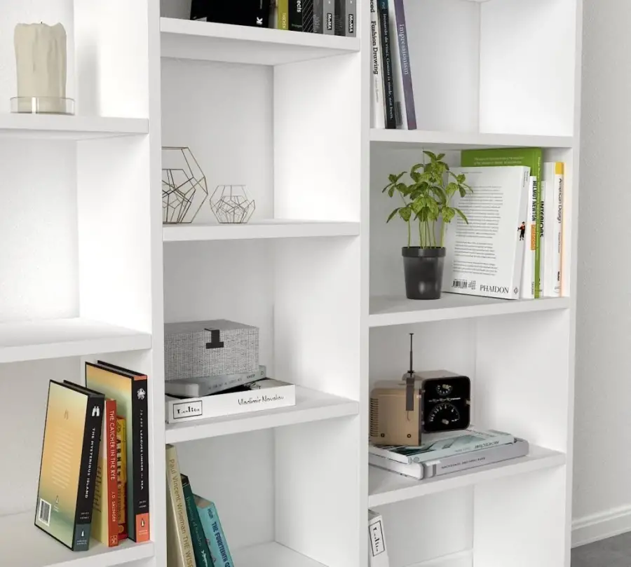 Ample Kitab Rəfi - Ağ - 3