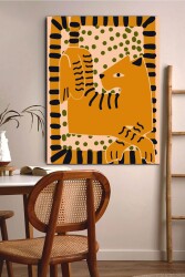 Antik Mısır Duvar Sanatı Kaplan - Markaev