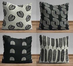 Antrasit Natural Dörtlü Yastıq Üzü113 - Markaev