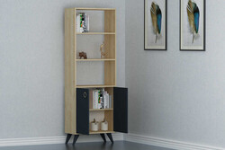 Ariana Kitab Rəfi - Meşə/Antrasit - Modev (1)