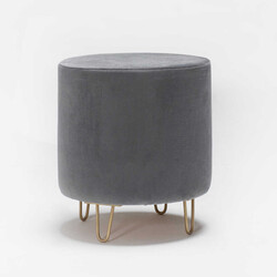 Asmara Demir Ayaqlı Pufik Gri 21 - Evdebiz (1)