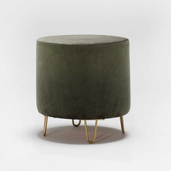 Asmara Demir Ayaqlı Pufik Koyu Haki 22 - Evdebiz (1)