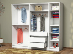 Assel Kupe Dolab 5 Qapılı - Ağ - Modev