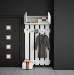 Atlas Dəhliz Dolabı - Ağ - Decoroom Collection (1)