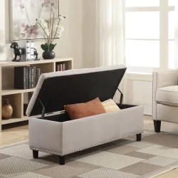 Audel Bazalı Pufik - Boz - Decoroom Collection (1)