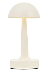 Beyaz Boyalı Masa Lampası LED Metal Pleksi 12cm - 1