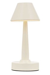 Beyaz Boyalı Masa Lampası LED Metal Pleksi 11cm - 1