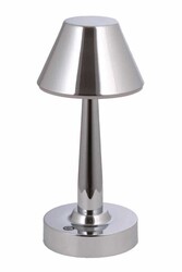 Krom Kaplama Masa Lampası LED Metal Pleksi 11cm - 1