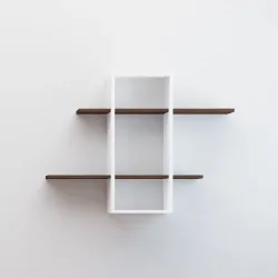 Azelya Divar Rəfi - Cəviz - Decoroom Collection (1)