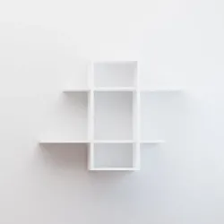 Azelya Divar Rəfi - Ağ - Decoroom Collection (1)