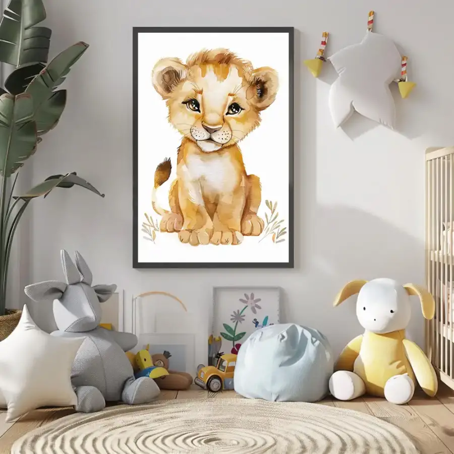 Baby Lion Kətan Tablo TB2091 - 1
