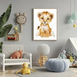 Baby Lion Kətan Tablo TB2091 - 3