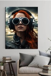 Bakır Saçlı Pilot Kadın - Markaev