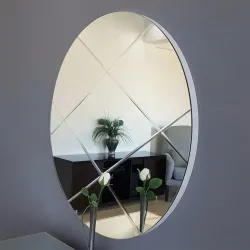 Paxlava Naxışlı Yuvarlaq Güzgü 60 cm A705 - Neohome (1)