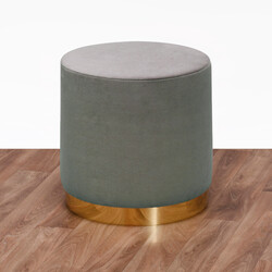 Barok Prinç Metal Pufik Gri 21 - Evdebiz (1)