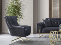 Barselona Kreslo- Antrasit - Eymense