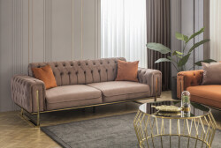 Barselona Üç Yerli Divan - Kahve - Eymense