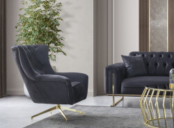 Barselona Divan Dəsti 3+1 - Antrasit - Eymense (1)