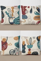 Basic Tropical 4'lü Yastıq Üzü904 - Markaev