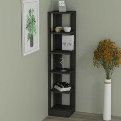 Beech Kitab Rəfi - Antrasit - Modev (1)