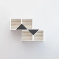 Begonvil Divar Rəfi - Meşə - Decoroom Collection (1)