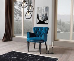 Belinda Kreslo Petrol Mavisi - Vistaso Concept