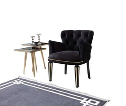 Belinda Kreslo Siyah - Vistaso Concept (1)