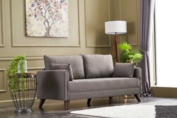 Bella Soft İkiyerli Divan Kahverengi - Evdebiz (1)