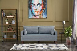 Bella Soft İkiyerli Divan Mavi - Evdebiz