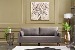 Bella Soft Üçyerli Divan Kahverengi - Evdebiz